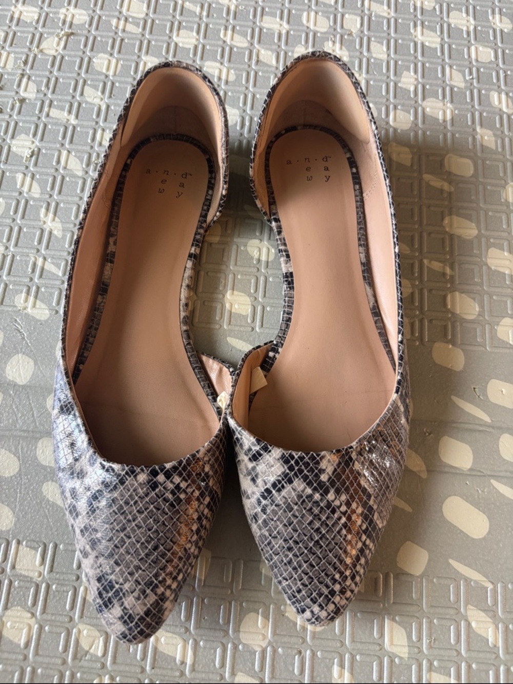 Snakeskin Flats